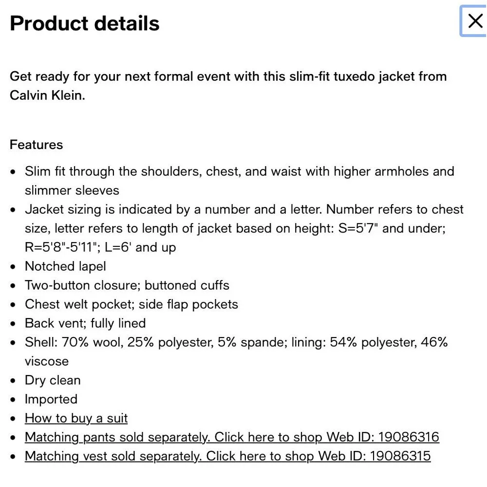 Calvin Klein this product